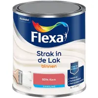 Flexa - Strak In De Lak Binnenlak Zijdeglans - 85% Kers - Mengverf - 1 L