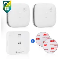 Smartwares Brandpreventie set - 2x FSM-12601 Wifi Rookmelder - 1x FGA-13800 Wifi Koolmonoxidemelder - 2x FOT-14001 Universele bevestigingsset - Multipack