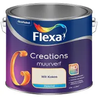 Flexa - Creations Muurverf Zijdemat - Wit Kokos - Mengverf - 2,5 L