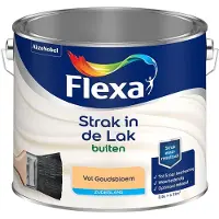 Flexa - Strak In De Lak Buitenlak Zijdeglans - Vol Goudsbloem - Mengverf - 2,5 L
