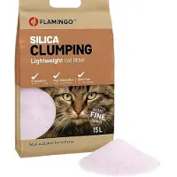 Flamingo Kattenbakvulling Silica Fijn - 2 x 15 liter