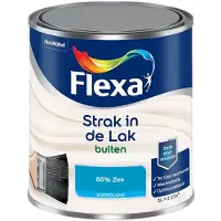 Flexa - Strak In De Lak Buitenlak Zijdeglans - 85% Zee - Mengverf - 1 L