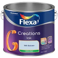 Flexa - Creations Lak Extra Mat - Wit Golven - Mengverf - 2,5 L