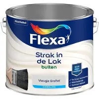 Flexa - Strak In De Lak Buitenlak Zijdeglans - Vleugje Grafiet - Mengverf - 2,5 L