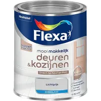 Flexa - Mooi Makkelijk Deuren & Kozijnen Zijdeglans - Lichtgrijs - Mengverf - 750 Ml