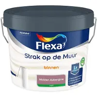 Flexa - Strak Op De Muur Binnen Mat - Midden Aubergine - Mengverf - 2,5 L