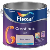 Flexa - Creations Lak Zijdeglans - Silver Mauve - Mengverf - 2,5 L