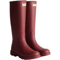 Hunter Regenlaarsjes Unisex Bordeaux Rubber Maat 41
