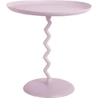 Leitmotiv Bijzettafel Zig Zag Medium Soft Purple