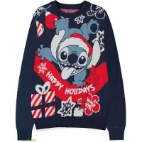 Lilo & Stitch - Disney kersttrui - Santa - M tot XXL - voor Mannen - meerkleurig - Maat L