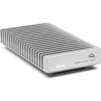 Other World Computing Express 1M2 - Behuizing voor Externe Draagbare NVMe SSD - USB4 (80Gb/s) - Warmteafvoer - Zilver