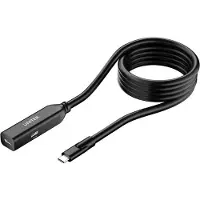 UNITEK Versterkte USB-C verlengkabel - - USB-C 3.2 Gen2 extender 10Gbps 5m - Versterkt - 10 Gbps - Zwart