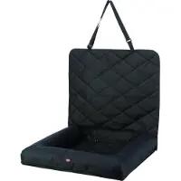 Trixie hondenkussen voor autostoel zwart - 61x50x10 cm