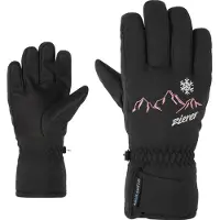 Ziener Handschoen Girls Lailla Z AS Junior Girls Black-14 - 15 jaar