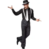 TecTake dressforfun - Mannenkostuum gentlemen S - verkleedkleding kostuum halloween verkleden feestkleding carnavalskleding carnaval feestkledij partykleding - 301610