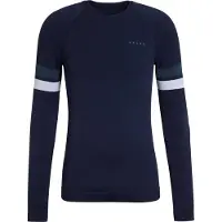 Falke Maximum Warm Round Neck sneldrogend functioneel materiaal functioneel shirt met lange mouwen heren blauw - maat XXL