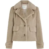 Beaumont Dames Jassen Abby Short Coat - Taupe - Maat 40