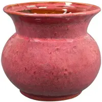 Ter Steege Bloempot Rood-Paars D 24 cm H 21 cm