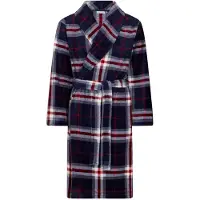 Pastunette - Badjas - Aspen Ski - Fleece - Blauw Geruit - Maat XXL