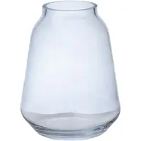 Hakbijl Glass Bloemenvaas Kiffa - transparant - glas - D18 x H22 - decoratie - vazen