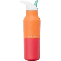 Klean Kanteen Limited Rise Classic Insulated 473 ml Marigold Kaleidoscope - drinkfles met flip sportcap - geïsoleerd