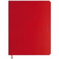 De KEMPEN Notitieboek - Poppy (rood) - 17 x 22 cm - Binnenzijde: lijnen