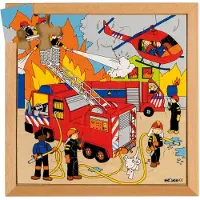 Educo Actiepuzzel 34x34cm Brand 25 stukjes - - Educatief speelgoed