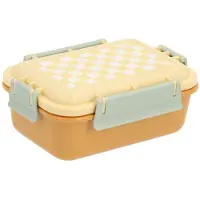 Tutete Bento Lunchbox Geel Schaak