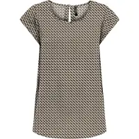 ONLY - ONLNOVA LIFE VIS S/S TOP WVN - Dames - Blouses