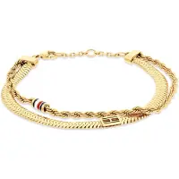 Tommy Hilfiger Armband navy / goud / rood
