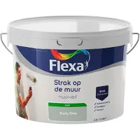 Flexa - Strak Op De Muur Binnen Mat - Early Dew - Mengverf - 2,5 L