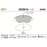 Valeo 302501A Remblokken