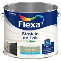 Flexa - Strak In De Lak Buitenlak Zijdeglans - Calm Colour 3 - Mengverf - 2,5 L