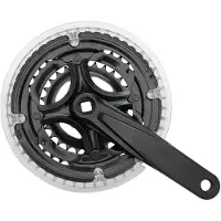 Mvtek City 3 X 6/7s Crankstel Zilver 170 mm / 42/34/24t