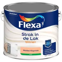Flexa - Strak In De Lak Binnenlak Mat - Midden Klaproos - Mengverf - 2,5 L