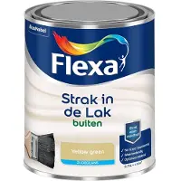 Flexa - Strak In De Lak Buitenlak Zijdeglans - Yellow Green - Mengverf - 750 Ml