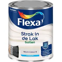 Flexa - Strak In De Lak Buitenlak Zijdeglans - Warm Colour 8 - Mengverf - 750 Ml