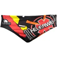 Turbo Germany Firefighters Swimming Brief Veelkleurig 5XL Man