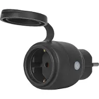 Osram Smart plug | inclusief energiemeter | Max. 3680W | Zigbee | IP44 | Zwart (NL)