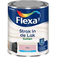Flexa - Strak In De Lak Buitenlak Zijdeglans - Pink - Mengverf - 750 Ml