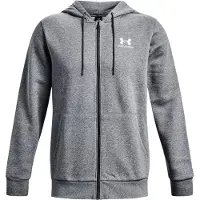 Under Armour Sportsweatvest 'Essential' grijs / wit