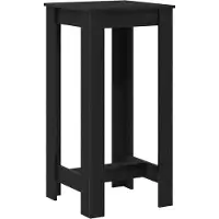 vidaXL Barkruk, 51 x 50 x 103,5 cm, houtvezel, zwart, eikenlook