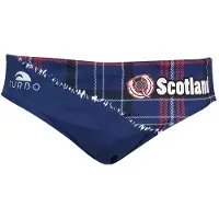 Turbo Broken Scotland Swimming Brief Blauw 5XL Man