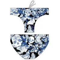 Turbo Skull Butterflyers Swimming Brief Blauw 4XL Man