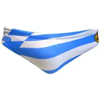 Turbo Greece Swimming Brief Blauw 9-10 Years Jongen