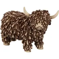 Countryfield Schotse hooglander S bruin 18x8,5x13cm bruin Polystone Decoratief