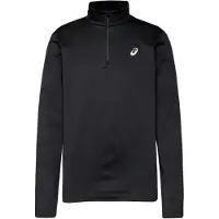 Asics Core 1/4 Zip Winter Top - Zwart- Heren, Zwart