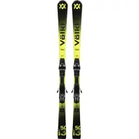 Völkl Racetiger SC Vmotion3 + VMotion 12 (Maat - 158, Kleur - Black/Yellow)