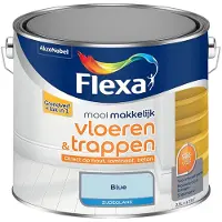 Flexa - Mooi Makkelijk Vloeren & Trappen Zijdeglans - Blue - Mengverf - 2,5 L