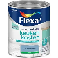 Flexa - Mooi Makkelijk Keukenkasten Mat - The Workshop 8 - Mengverf - 750 Ml